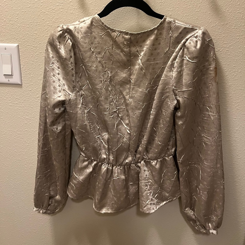 LPA Pinched Shoulder Top in Dusty Gold - Picture 3 of 4